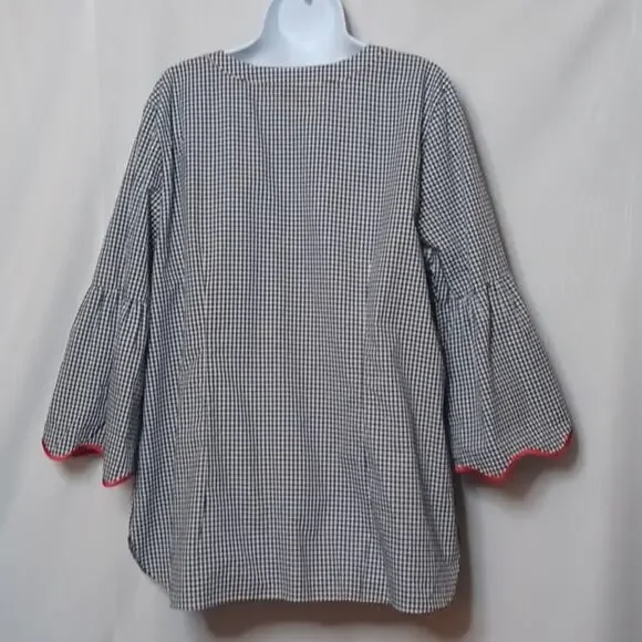 Talbots The Opra Magazine Collection Checkered Top. Size XL - Picture 8 of 13